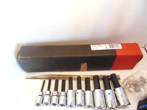 Proto 10 Piece 1/2" Drive Metric Hex Bit Socket Set 6 to 19mm Hex  J5441 - Picture 1 of 6