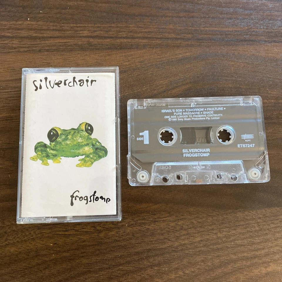 VTG 90s SILVERCHAIR FROGSTOMP CASSETTE TAPE 1995 SONY grunge alternative rock - Image 1 of 4
