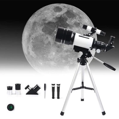 Refraktor Teleskop Fernrohr 150x Zoom Astronomie Spiegelteleskop inkl. Stativ - Bild 1 von 4