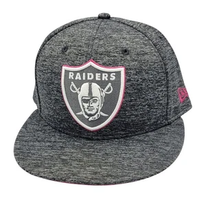 Las Vegas Raiders New Era Breast Cancer Awareness BCA 59FIFTY Size 7 5/8 Hat Cap - Picture 1 of 8