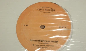 VARIOUS *USA 12'' DANCE RECORDS MAXI SINGLE 'FIFTEEN MINUTES OF FRENZY' 1981 VG+ - Picture 1 of 2