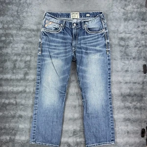 Ariat M4 Relaxed Bootcut Jeans Herren Größe 36x30 Western Cowboy Medium Wash - Bild 1 von 9