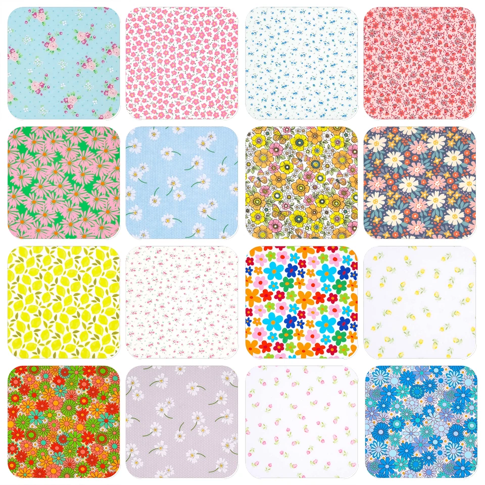 Floral Polycotton Fabric - Vintage, Ditsy, Roses, Retro Designs - All Sizes - image 1 of 1