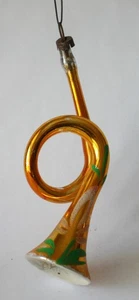 Antiguo adorno de árbol de plumas de Navidad alemán Putz vacaciones vidrio de mercurio - Imagen 1 de 1