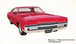 1970 Mercury Marauder Postcard Dealer Penoyer Motors, Inc. Fulton, New York  K10 - Picture 1 of 2