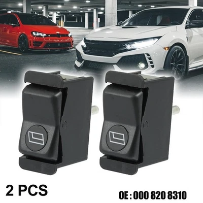 2pcs Power Window Switch Front 000 820 8310 for Mercedes-Benz 560SL 1986-1989 — 第 1/4 张图片