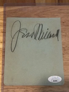 Página de álbum firmada por Jess Willard raro autógrafo de boxeo Beat Jack Johnson JSA LOA - Imagen 1 de 2