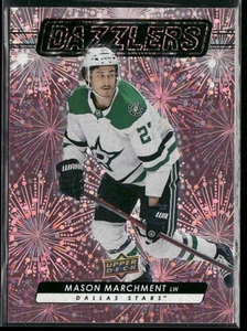 2023-24 Upper Deck Mason Marchment Dazzlers Pink #DZ-3 Dallas Stars - Picture 1 of 2
