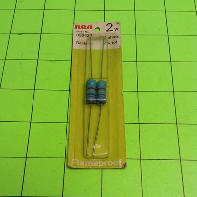Set of (2) RCA 832427 270K Ohms /2 Watt Resistor - Image 1 of 3
