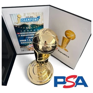 SHAI GILGEOUS-ALEXANDER SIGNED 2025 NBA FINALS CHAMPION TROPHY PSA AUTO THUNDER - Bild 1 von 6