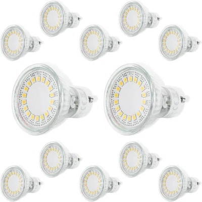 12er LED Strahler  GU10 Spots Leuchte Leuchtmittel 5W Halogen 3000K Lampen  - Bild 1 von 3