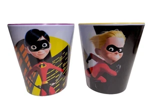 Juego de 4 vasos de melamina para niños Disney Pixar The INCREDIBLES NUEVOS EN PAQUETE - Imagen 1 de 6