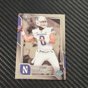 2025 Bowman Chrome U 1st Preston Stone #198, Northwestern Base - Bild 1 von 2