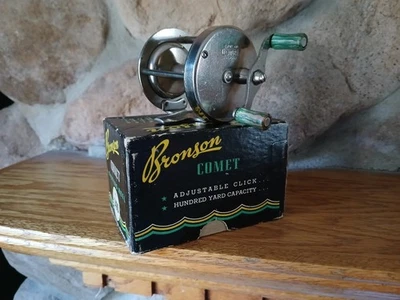 Carrete de pesca Bronson Comet No.2400 Baitcasting con caja original Foto 1 de 4