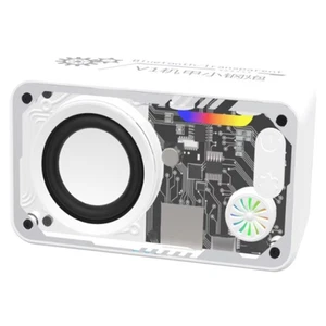 Subwoofer Speakers LED  Light Transparent Mecha  White P8C58596 - Bild 1 von 7