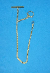 HFB Goldtone Watch Fob Chain 12" - Picture 1 of 1