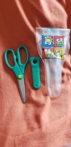 New Vintage Sanrio Scissors Kerokeroppi With Case & Cover 1988 Rare LOOK! - Picture 1 of 3