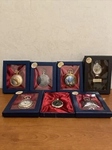 Lotto 7 Orologi da Tasca a Carica Manuale e Batteria da Collezione Pocket Watch - Foto 1 di 4