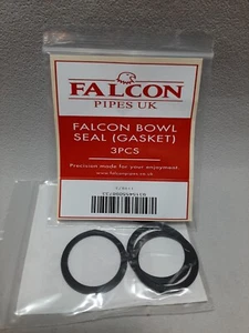 FALCON Cabeza / Olla Anillo De Goma Para Pipas - Paquete De 3 - NUEVO - 358030 - Imagen 1 de 2