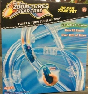 Zoom Tubes Car Trax RC Car Trax Set Twist Turn Tubular Trax Car Lites & Strobes  - Picture 1 of 2