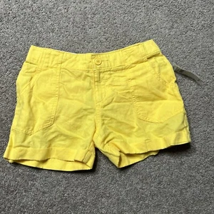 NWT Girl’s Size 10 Regular GAP Kids Yellow Shorts - Picture 1 of 6