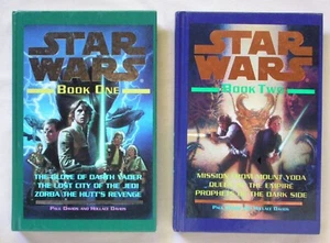 STAR WARS BOOK 1 & 2 Paul & Hollace Davids 1997 BARNES & NOBLE HARDCOVER BOOK - Picture 1 of 7