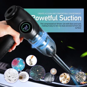 51000RPM Elektrische Staubgebläse Druckluftspray für PC Reinigung Air Duster - Afbeelding 1 van 12