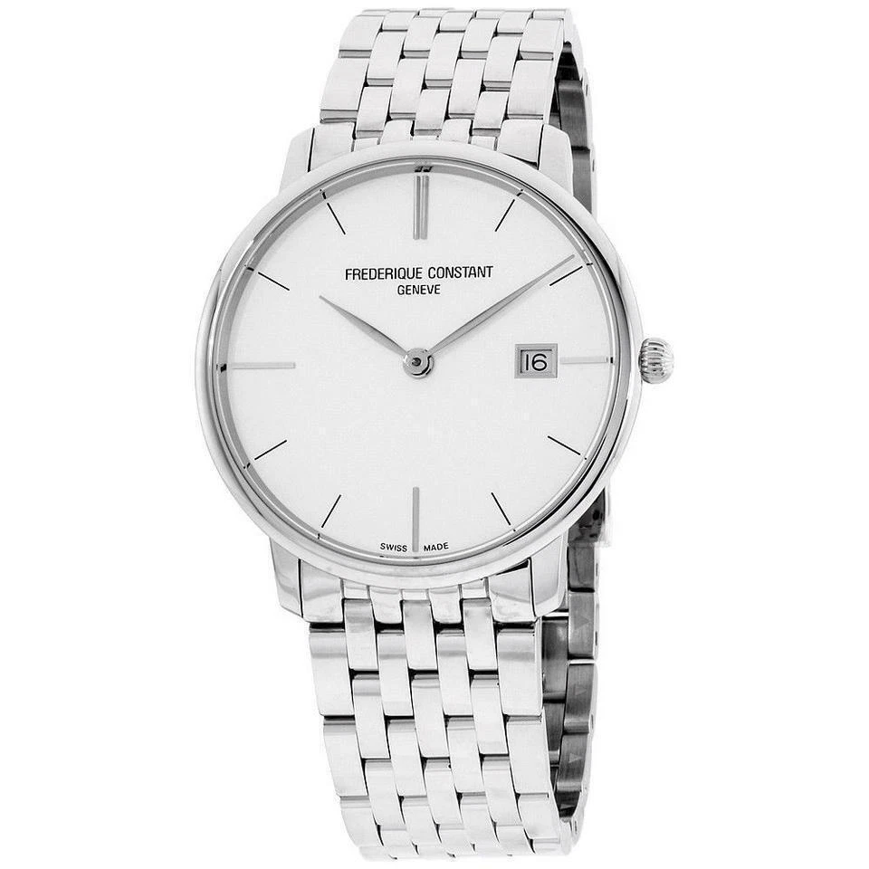 Frédérique Constant Slimline Silver Men's Watch - FC-220S5S6B