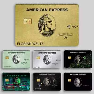 ANY CUSTOM PRODUCT AE EXPRESS Credit Card Skin Decal Sticker 7-Pack Matte UV Vinyl AMEX
