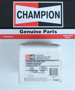24 pack Genuine Champion Spark Plugs RC12YC Engine Shop Pack for Briggs Kohler - Picture 1 of 2
