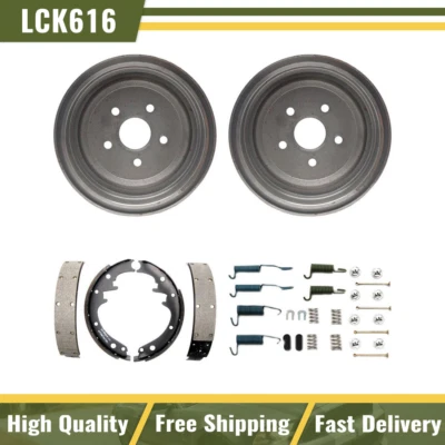 Tambores de freno traseros zapatas de freno herrajes kit de resorte para Ford E-100 Econoline 1972 Foto 1 de 4