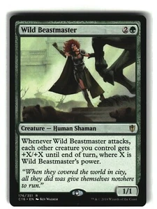 WILD BEASTMASTER Commander 2016 #176 C16(LP)(MTG) - Picture 1 of 1