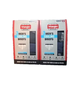 Wrangler Workwear Herren 3er Pack Kühlslips Nylon Stretch Gr. Small 2er Set - Bild 1 von 2