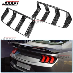 Cubierta de lámpara de luz trasera de carbono forjado para Ford Mustang S650 GT Dark Horse 24+ - Imagen 1 de 9