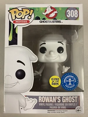 Rowan’s Ghost (Glow) 308 ~ Ghostbusters ~ Vinilo Funko Pop ~ Brilla en la Oscuridad Foto 1 de 4