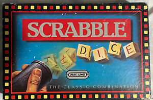 Vintage 90s Scrabble Dice excellent family game Ages 8 and up, 1 or more players