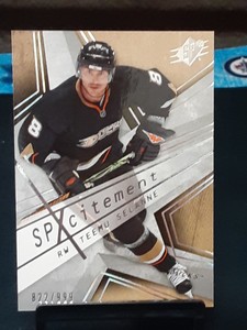 2008-09 SPx SPXcitement /999 Teemu Selanne #X63 Anaheim Ducks Insert 🔥