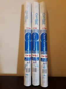 Laminatore Autoadesivo Copertura Trasparente Marca Con-Tact 18" X 20" Opaco (3 Confezioni) - Foto 1 di 7