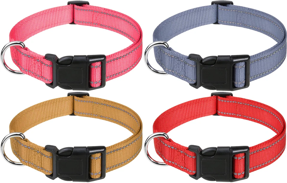 TagME Reflective Dog Collar For Small Dog, Heavy Duty Nylon Adjustable - Image 1 of 1