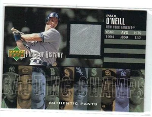 2002 Upper Deck Piece of History "Batting Champs"  Paul O'Neill   *A.P.   - Picture 1 of 1