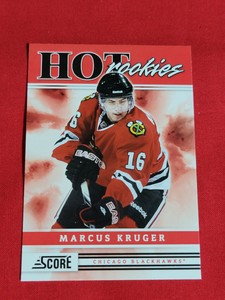2011-12 Score Marcus Kruger Hot Rookies Short Print SP RC #504