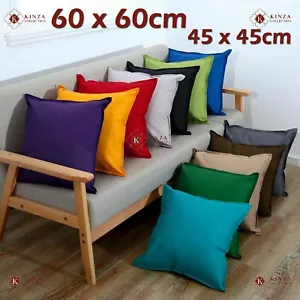 New Indoor Outdoor Waterproof Garden Sofa Decor Furniture UK Pad Cushion Covers - Picture 1 of 3