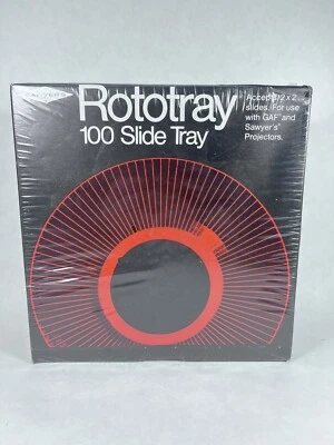 GAF Rototray Vintage 100 Slide Tray ~ Brand New ~ Factory Sealed ~ GAF & Sawyer - Image 1 of 4