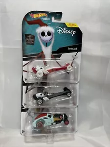 🔥2021 Hot Wheels Character Cars Disney Nightmare Before Christmas SET OF 3 NEW - Picture 1 of 10