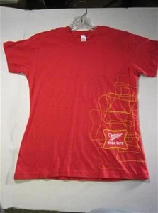 Ladies MILLER lite HIGH LIFE Beer T Shirt Top M L XL womens Juniors Bella - Picture 1 of 7