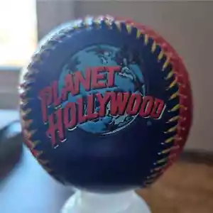Béisbol de recuerdo - bola de fotos - planeta Hollywood - Orlando - Imagen 1 de 6