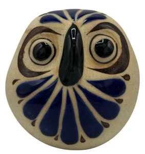 Eule Mexikanische Volkskunst Tonala Handbemalt Keramik Pottery Künstler Signiert Mexiko - Bild 1 von 18