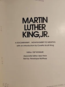 Martin Luther King Jr,  A Documentary Montgomery to Memphis, 1976 History Book  - Imagen 1 de 9