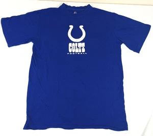 Majestic Indianapolis Colts NFL Mens  XLT Tall Football Tee T Shirt NFL 135969 - Picture 1 of 11