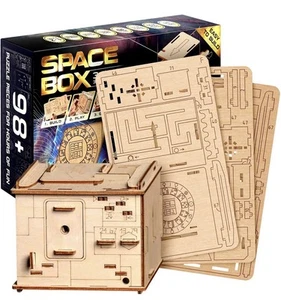 CAJA ESPACIAL 3 en 1 Juego de Puzzle 3D Construye Tu Propio Escape Room - NUEVO - Imagen 1 de 7